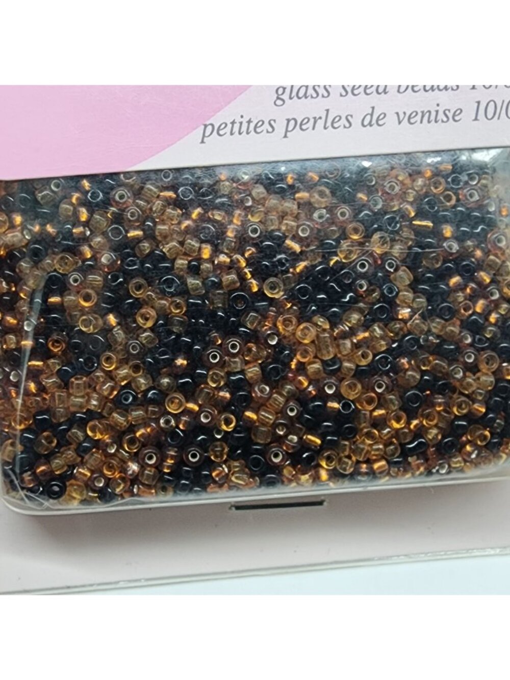 Glass Seed Bead Varying Brown Black by Horizon 9 oz 3 Packages Jewelry Supplies - Picture 3 of 3